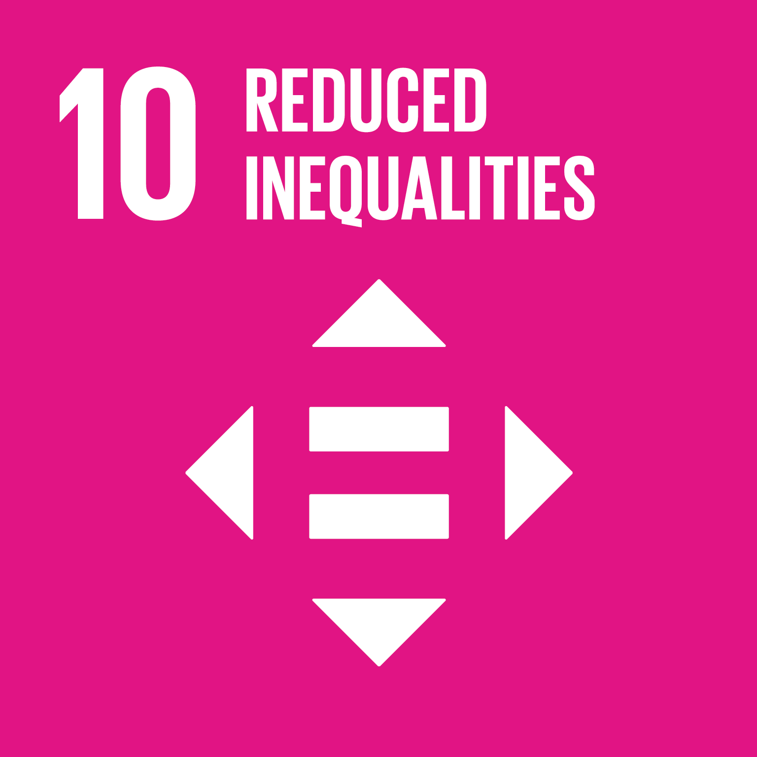 Goal 10: Reduced Inequalities - Reduce inequality within and among countries