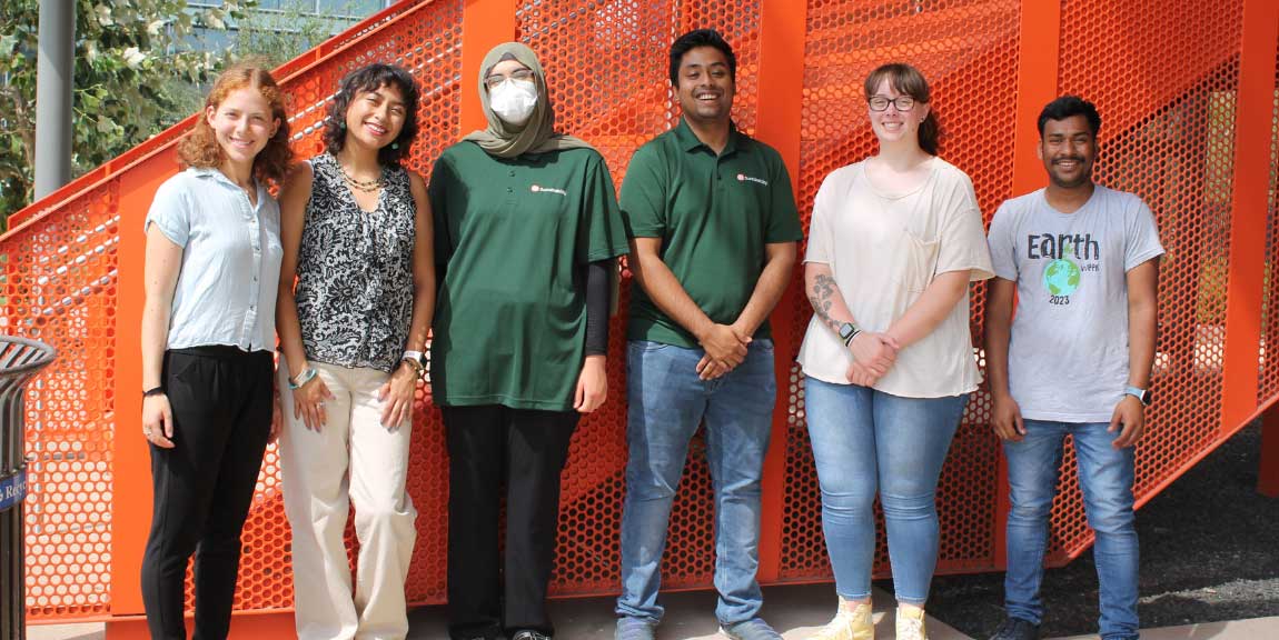 A group of Eco Reps standing together.