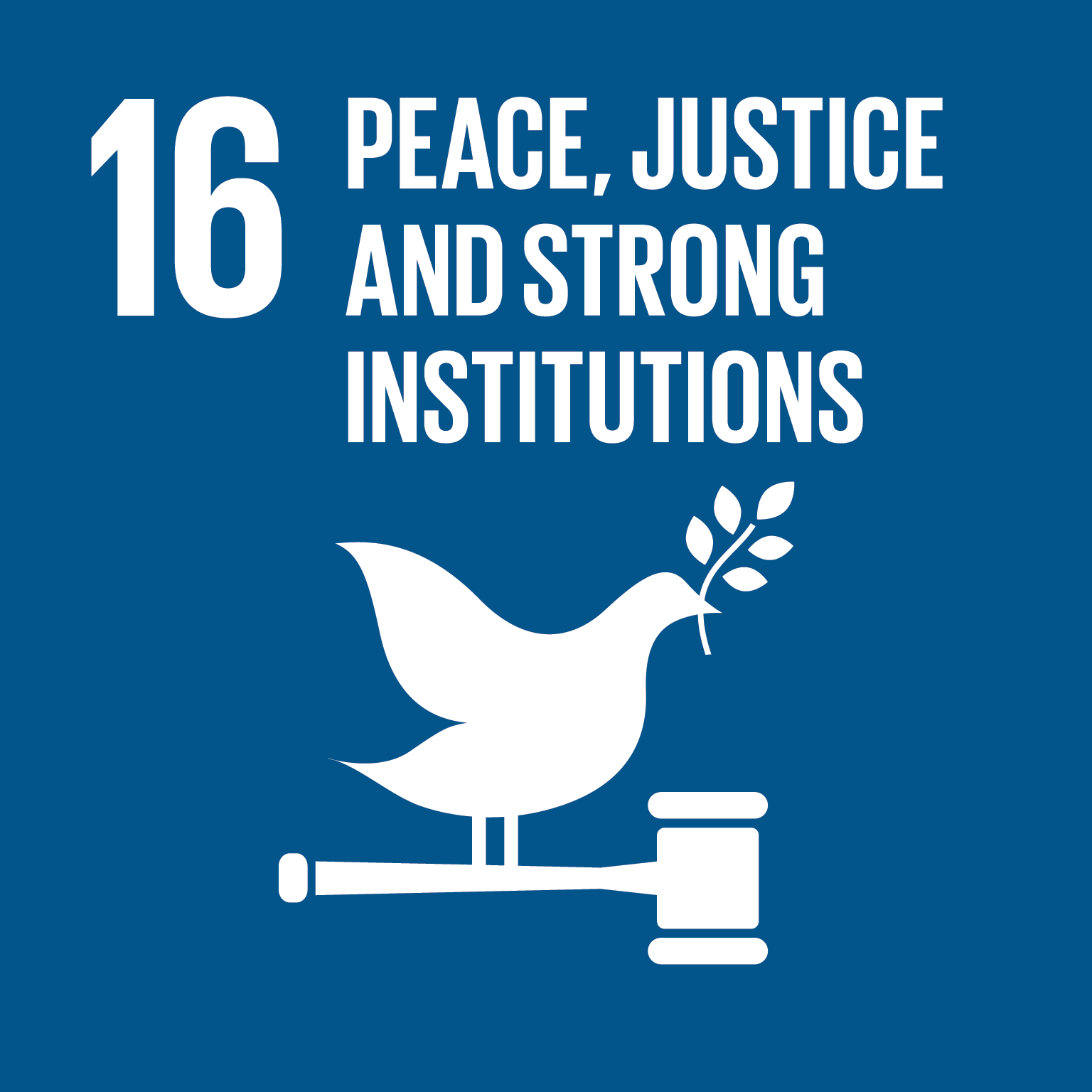 Goal 16: Peace, Justice, and Strong Institutions - Promote peaceful and inclusive societies for sustainable development, provide access to justice for all and build effective, accountable and inclusive institutions at all levels