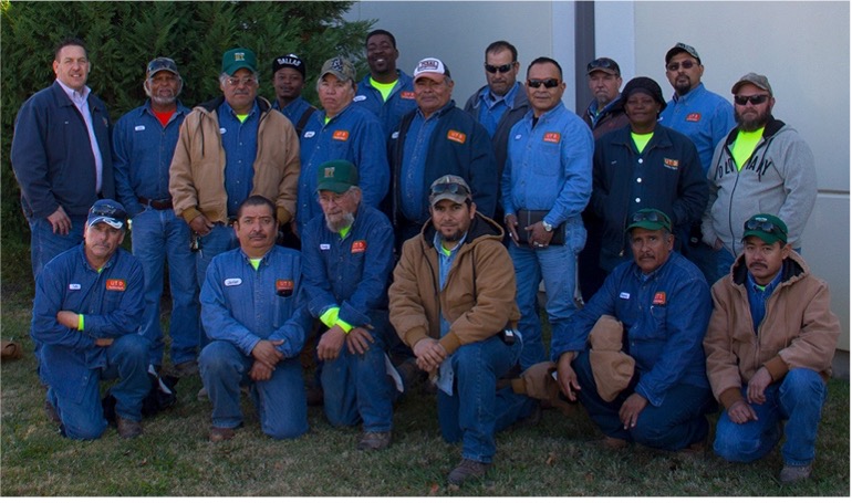 A group of Facilities Management workers.
